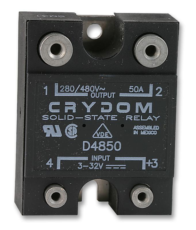 Sensata/crydom D4850 Ssr, 50A, 480Vac