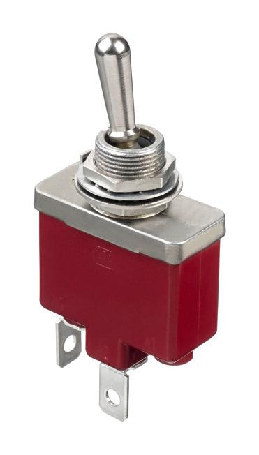 APEM Ct37-021N022 Toggle Switch, Spdt, 15A, 28Vdc, Panel