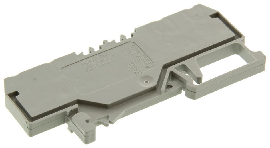 WAGO 280-826 Terminal Block, Din Rail, 4 Position, 28-12Awg