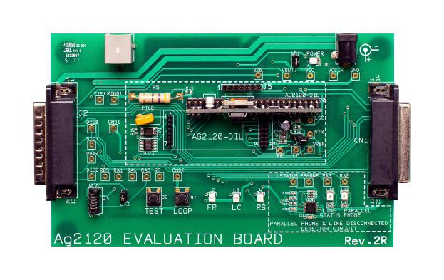 Silvertel Evalag2120 Evaluation Board, Pstn Interface, 5V/3V