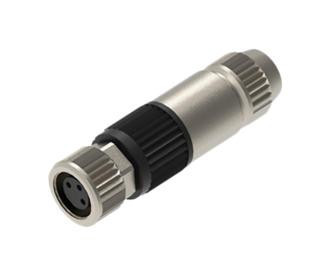 Lumberg Automation Rkmci 3A Sensor Connector, M8, 3Pos, Rcpt, Ip65/67