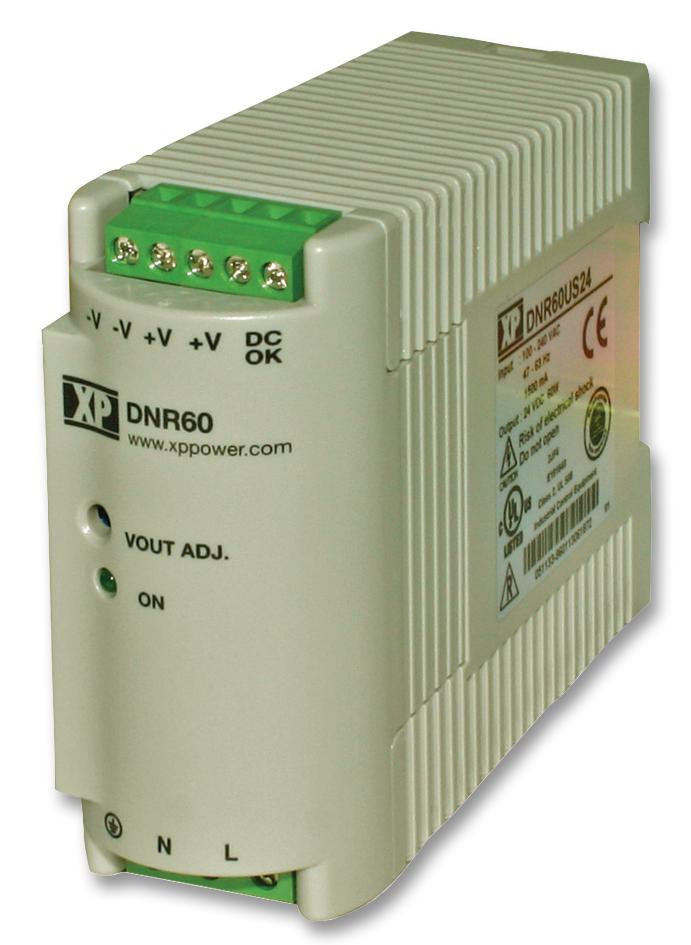 XP Power Dnr60Us48 Psu, Din Rail, 60W, 48V