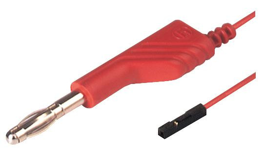 Hirschmann Test And Measurement 934160101 Test Lead, Red, 1M, 60V, 3A