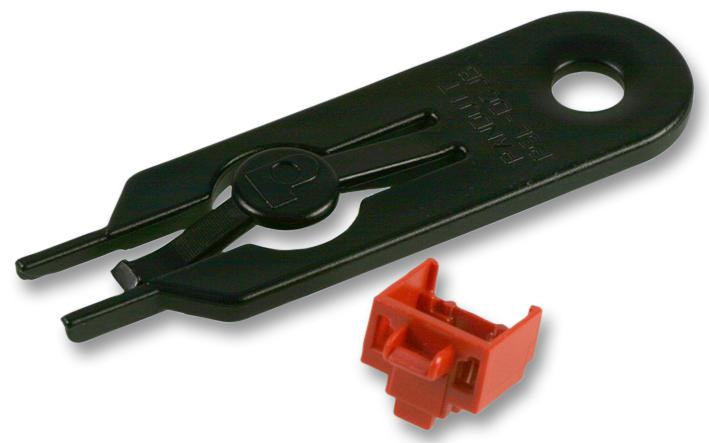 Panduit Psl-Dcjb-C Blockout, Rj45, X100 And Tool, Red