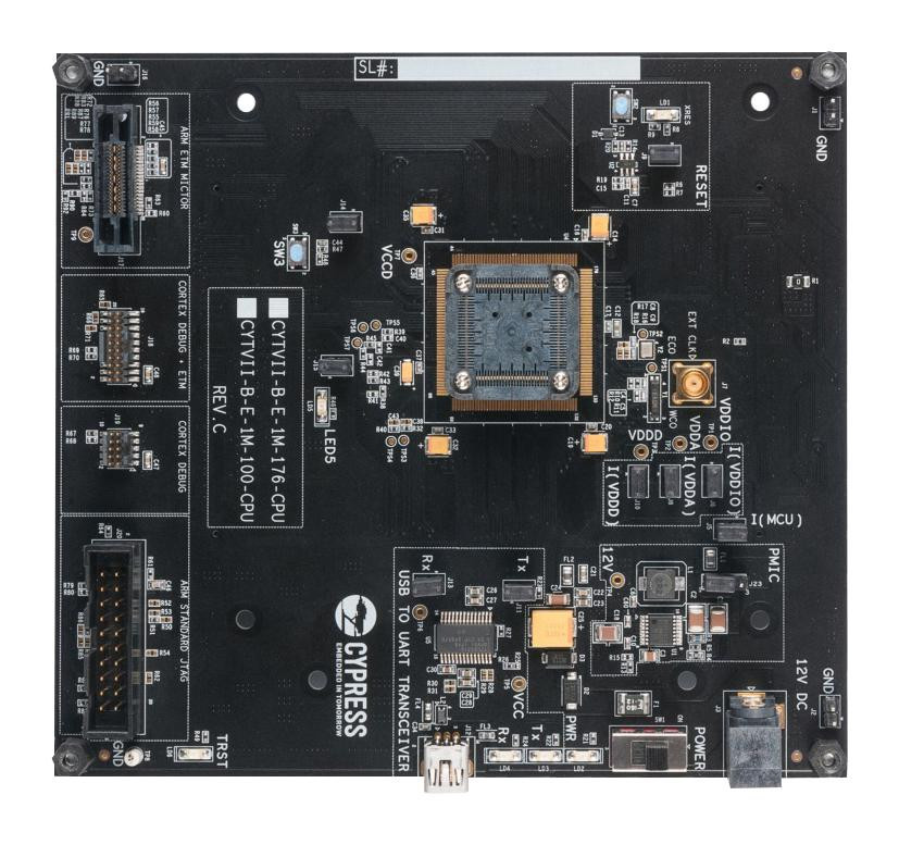 Infineon Cytvii-B-E-100-So Evl Board, ARM Cortex-M0+/m4F, 32Bit