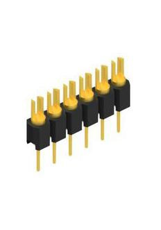 Fischer Elektronik Mk 02 6 G Pin Header, 6Pos, 1Row, 2.54mm, Tht