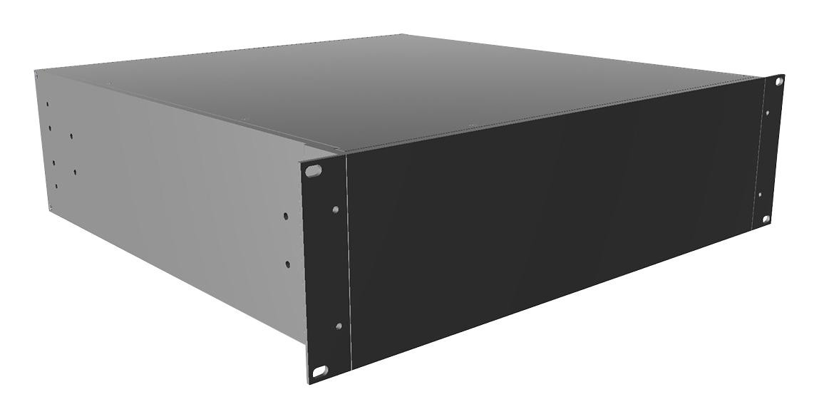 Hammond Rm3U1918Sbk Cabinet, Rack Mount, Aluminium, Black