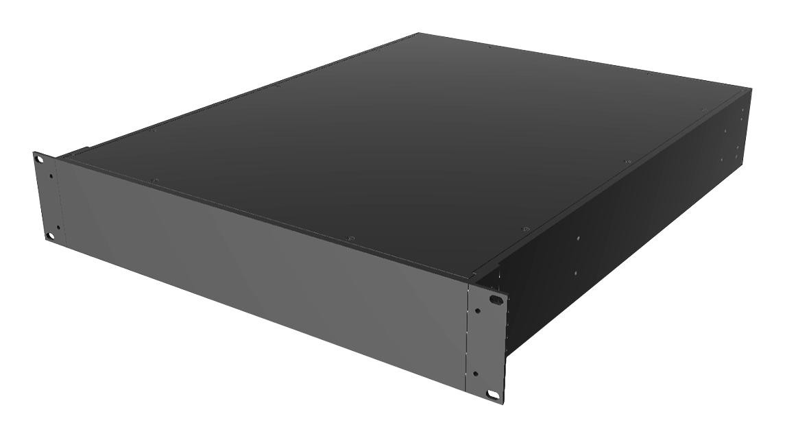 Hammond Rm2U1922Sbk Cabinet, Rack Mount, Aluminium, Black