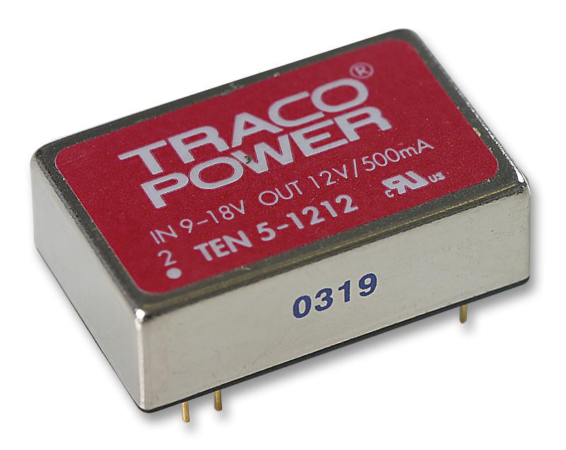 TRACO Power Ten 5-1212 Converter, Dc/dc, 6W, 12V