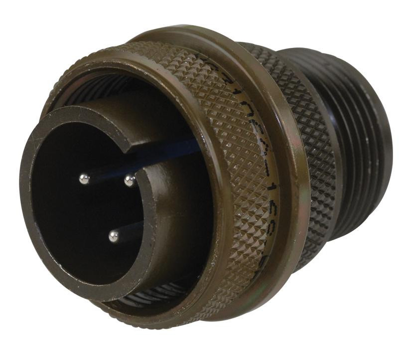 Amphenol Industrial 97-3106A-16S-5P Circular Connector Plug Size 16S, 3 Position, Cable