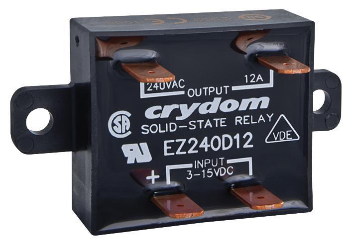 Sensata/crydom Ez240D12S Ssr, 240Vac/12A, 3-15Vdc In, Zc