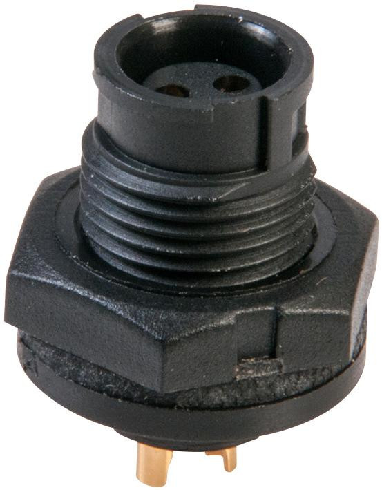 Switchcraft/conxall 17282-2Sg-300 Circular Connector Receptacle, Size 20, 2 Position, Panel