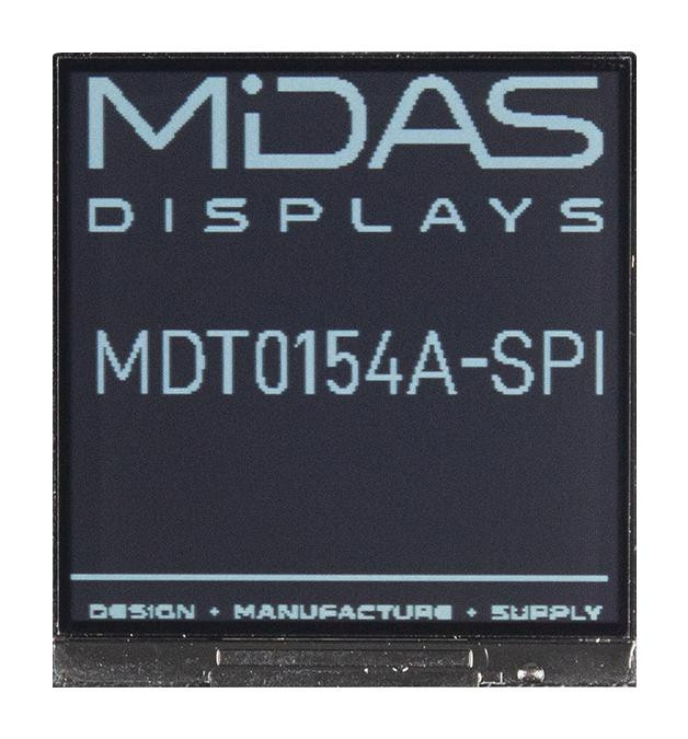 Midas Displays Mdtr0154A-Spi Lcd Tft Module, 1.54