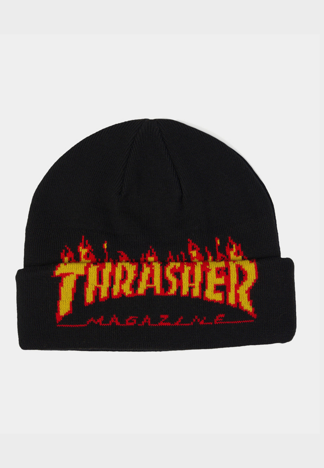 Thrasher - Flame Fold Black - Beanie