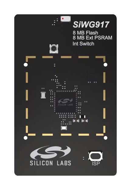 Silicon Labs Siwx91X-Rb4342A Radio Board, 8Mb, Bluetooth Le, Wifi Soc