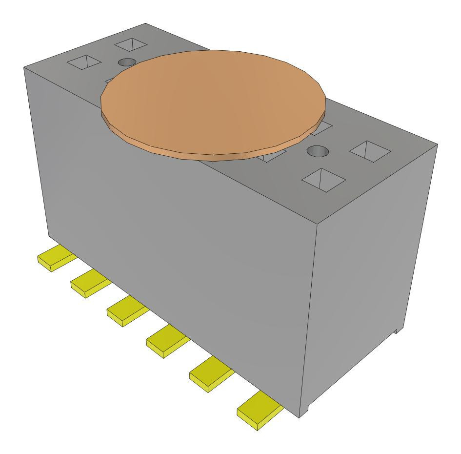 Samtec Fle-106-01-G-Dv-A-K-Fr Connector, Rcpt, 12Pos, 2Row, 1.27mm, Smt