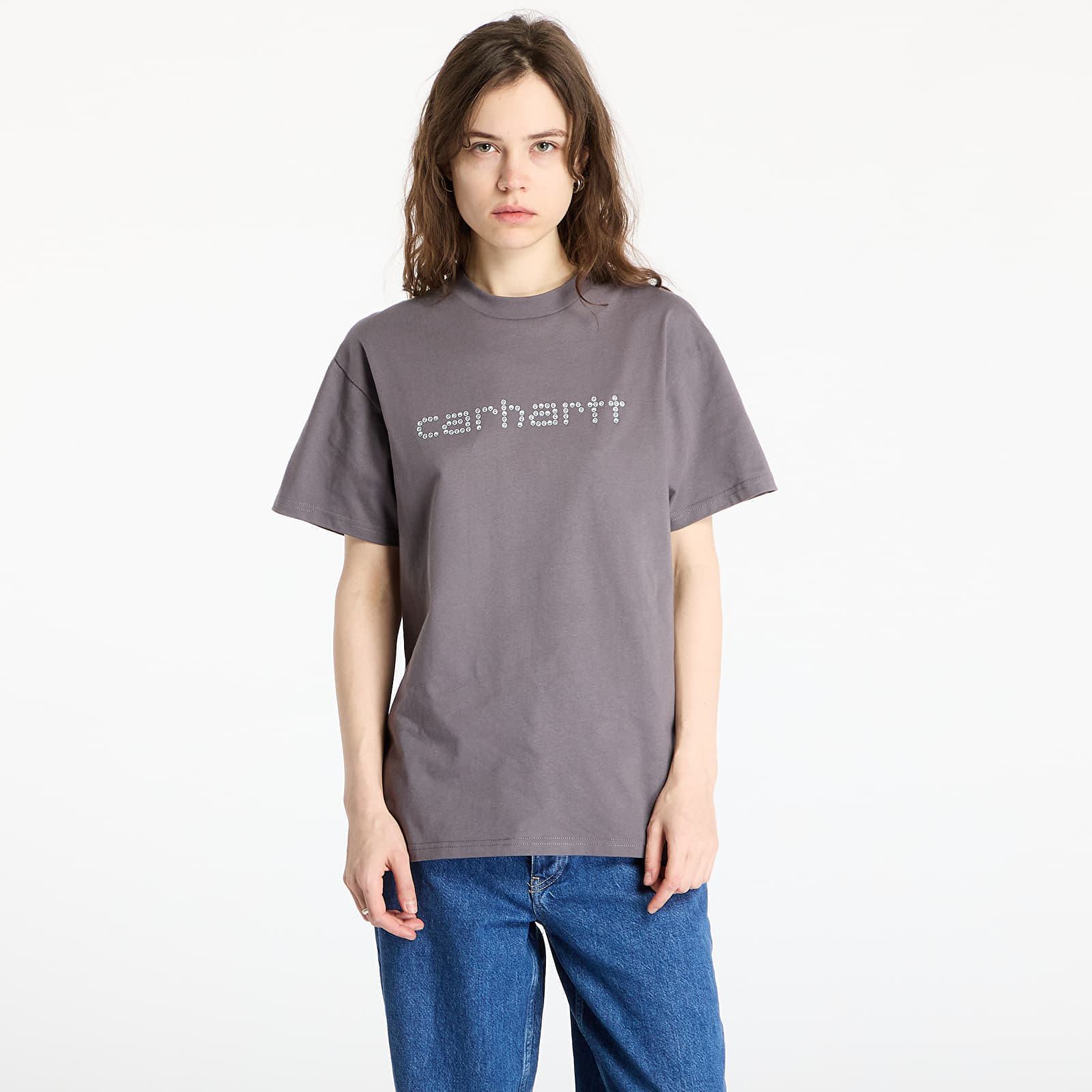 T-shirt Carhartt WIP Shortsleeve Rivet Script T-Shirt UNISEX Manta L