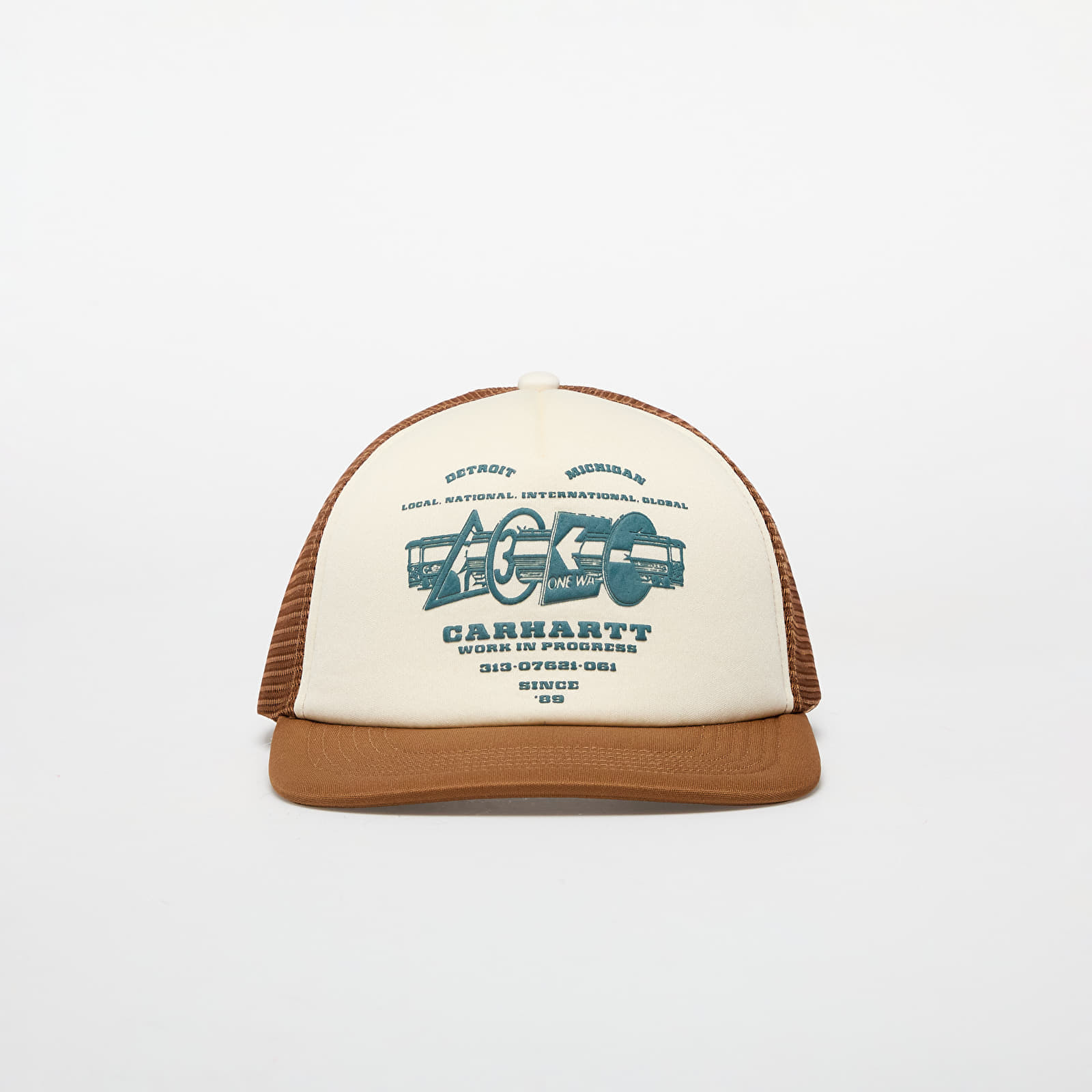 Cap Carhartt WIP Runaway Trucker Cap Natural/ Hamilton Brown Universal