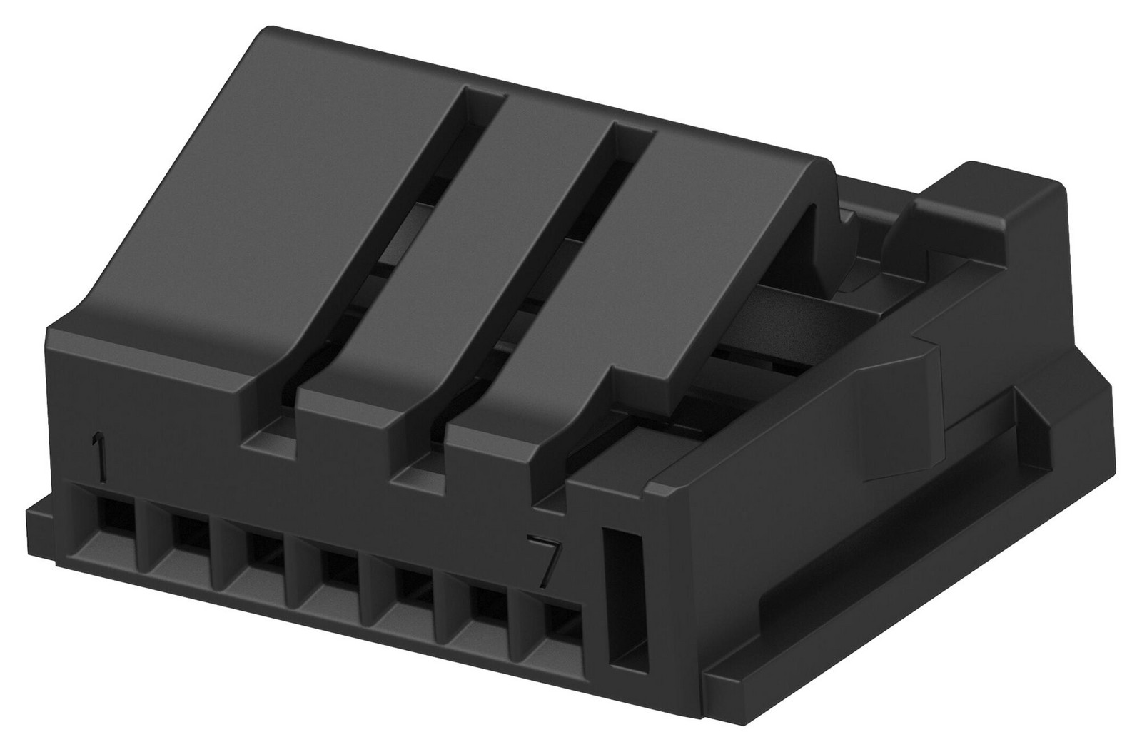 Te Connectivity 1-2301968-1 Connector Housing, Rcpt, 7Pos, Pbt Gf