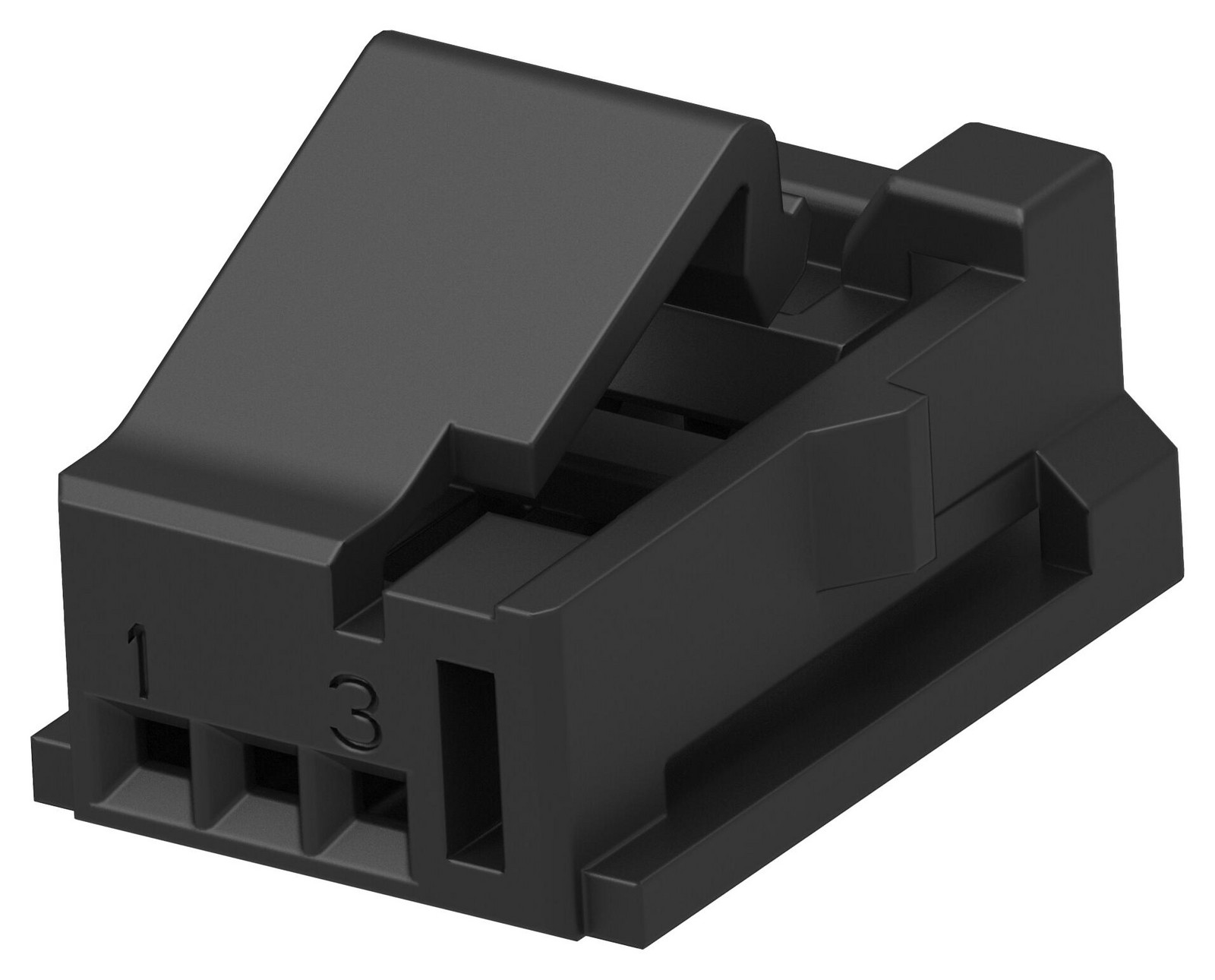 Te Connectivity 1-2332183-1 Connector Housing, Rcpt, 3Pos, Pbt Gf