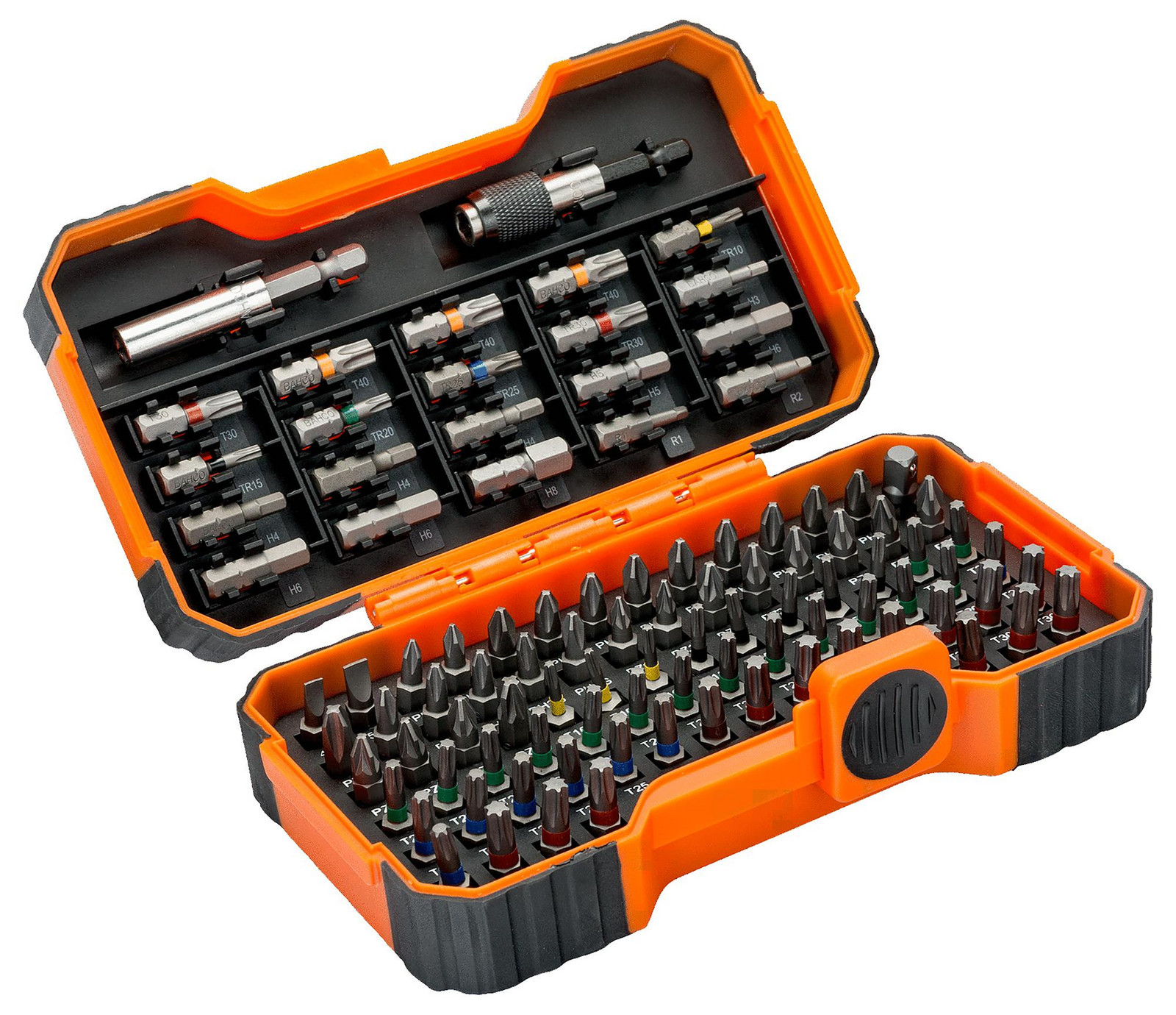 Bahco 59/s100Bc Colour Screwdri Bit Set, 100Pieces