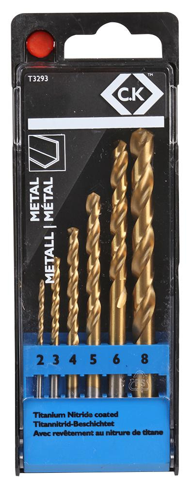 Ck Tools T3293 Drill Bit Set, Metal, 6Pc