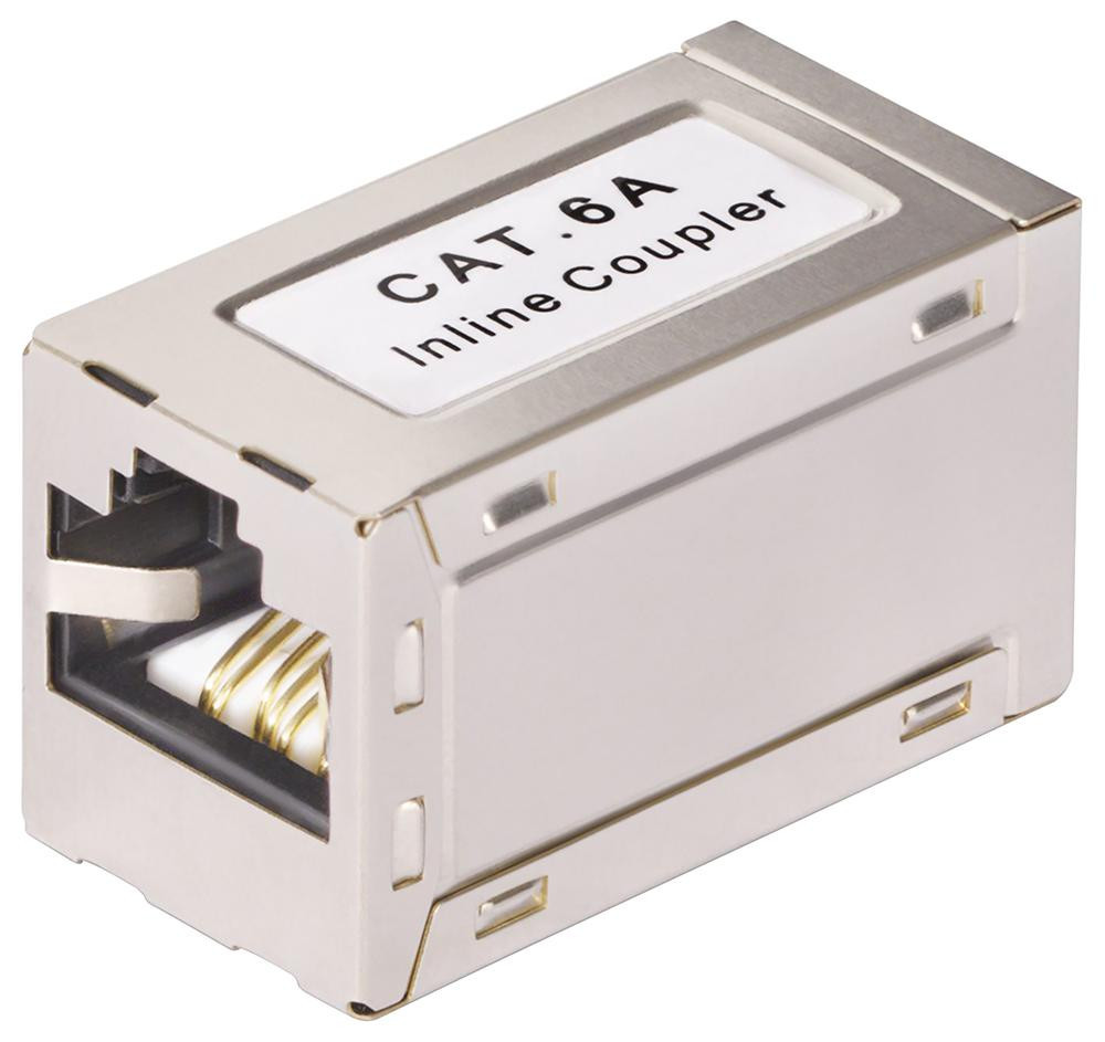 Startech In-Cat6A-Coupler-S1 Adapter, In-Line, Rj45 Rcpt-Rcpt, 8Pos