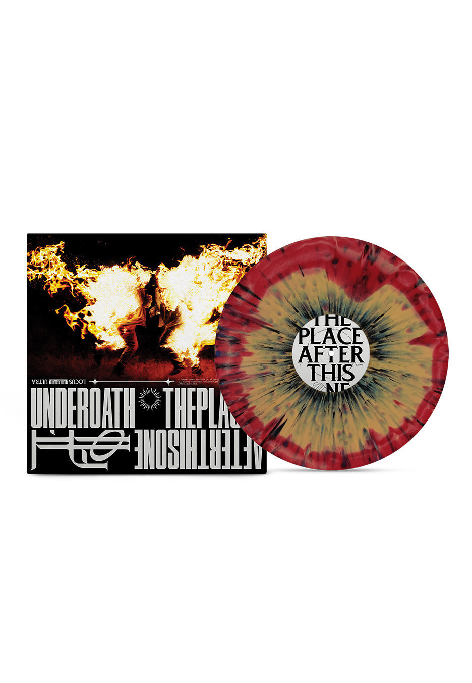 Underoath - The Place After This One Ltd. Red/ Gold Burst - Splattered Vinyl
