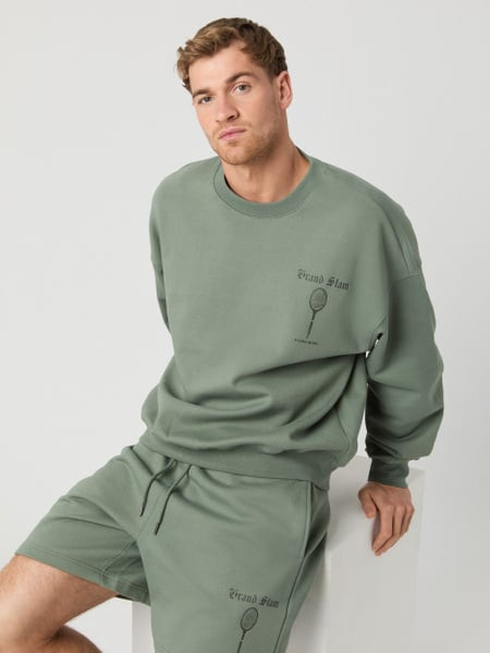 Björn Borg Ace Oversized Sweatshirt Green, L