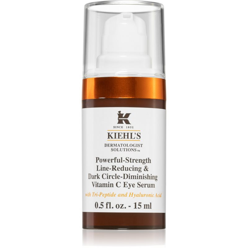 Kiehl's Dermatologist Solutions Powerful-Strength Line-Reducing & Dark Circle-Diminishing Vitamin C eye serum for all skin types including sensitive w