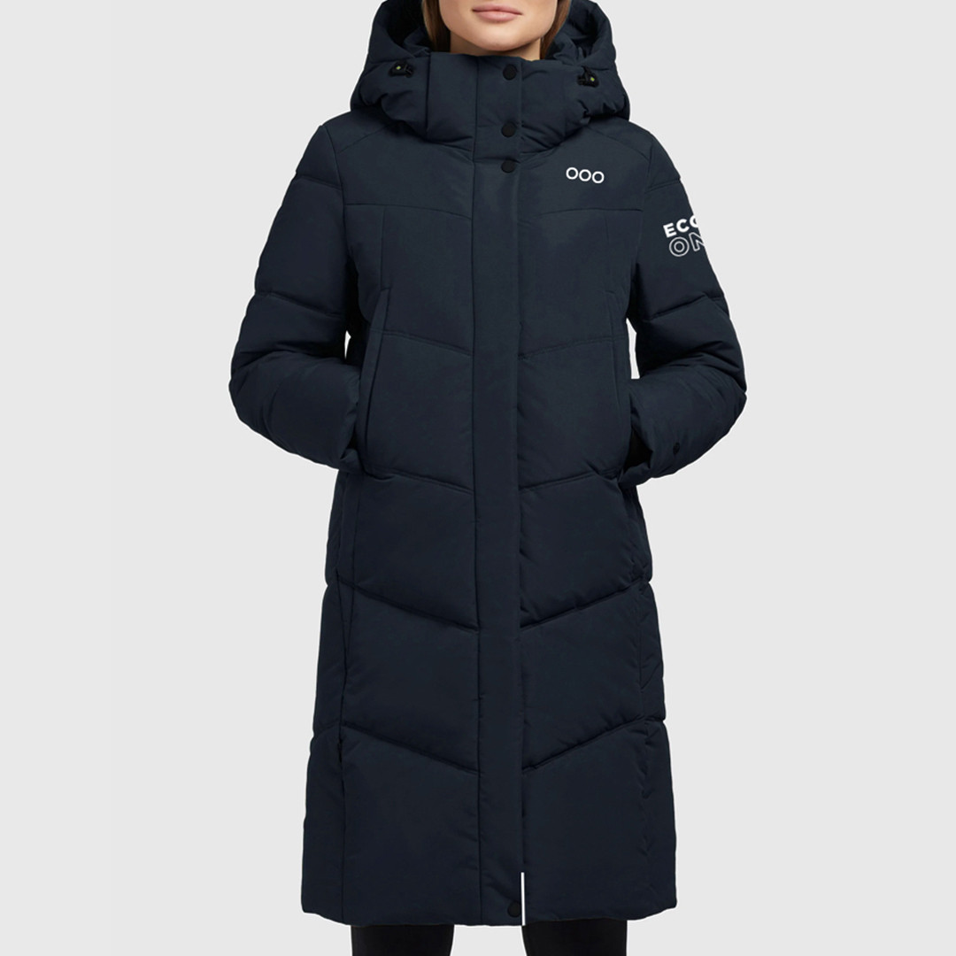 Navy Womens New York Longline Coat