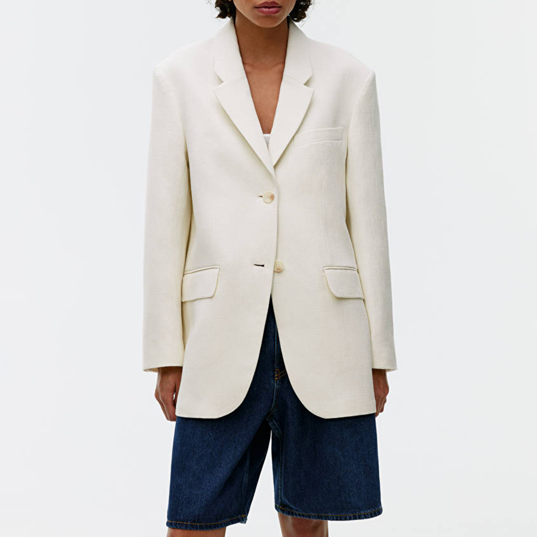 Ecru Suit Blazer