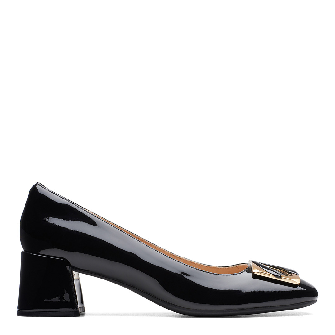 Black Nyta 45 JAZZ Patent Court Shoe