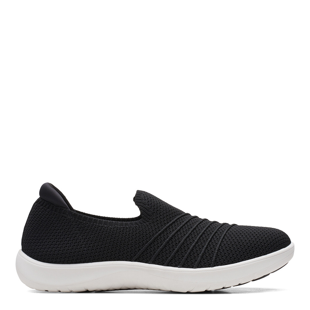 Black Knit Adella Step Trainer