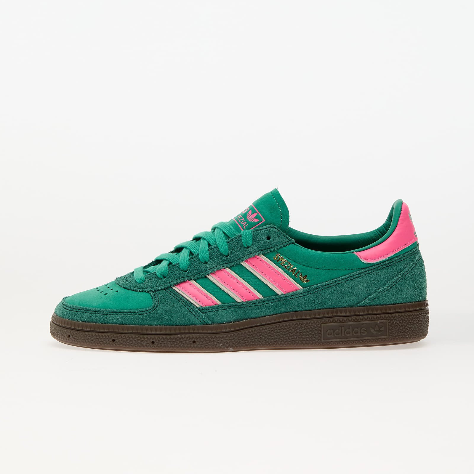 Sneakers adidas Handball Spezial Wm Court Green/ Lucid Pink/ Off White UK 6.5