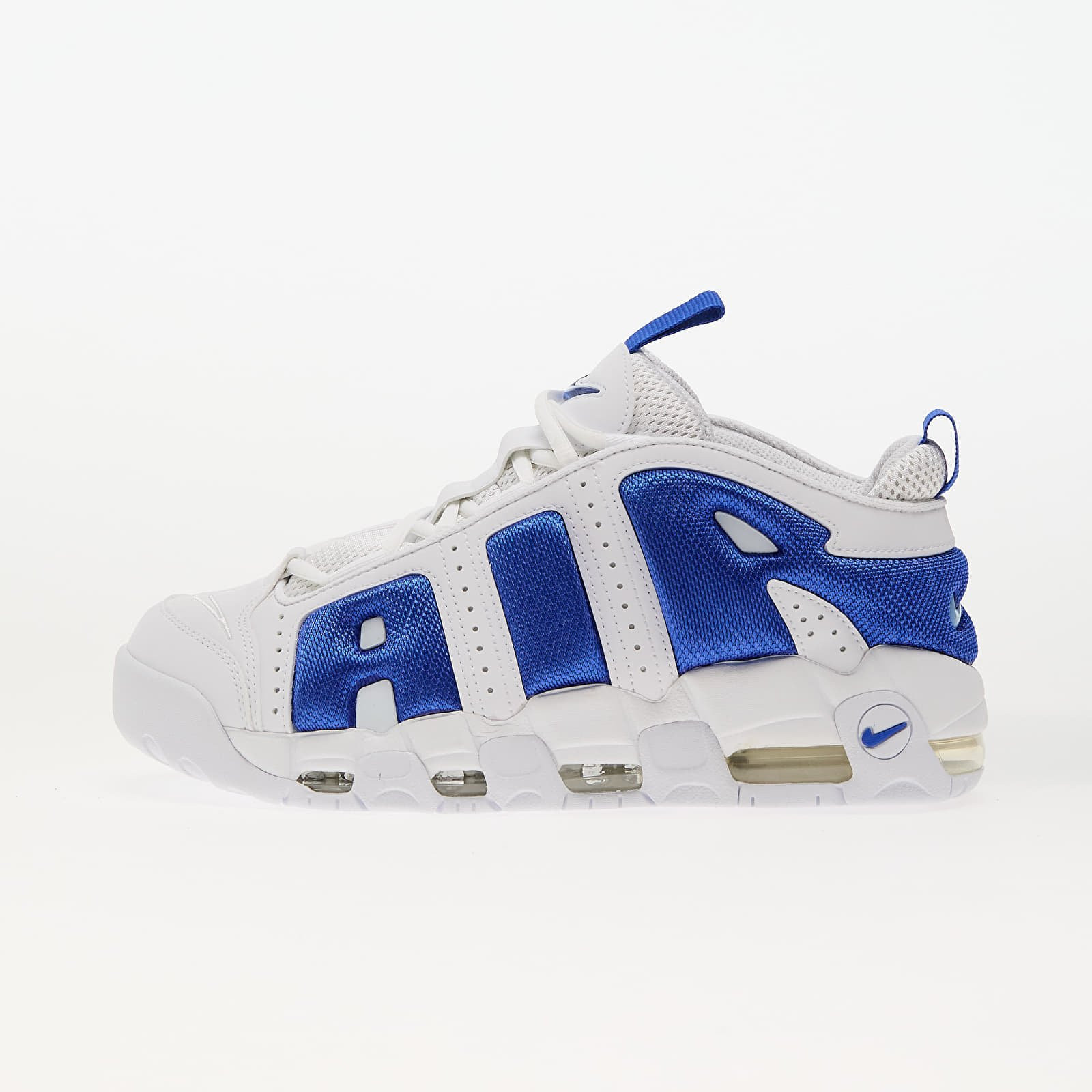 Sneakers Nike Air More Uptempo Low White/ Hyper Royal-Psychic Blue UK 5.5