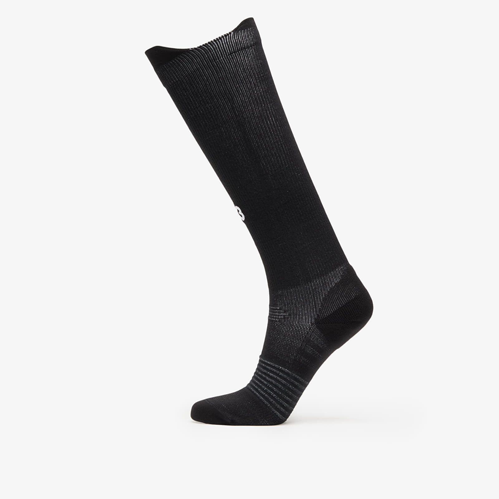 Y-3 High Knee Running Socks Black/ Core White L