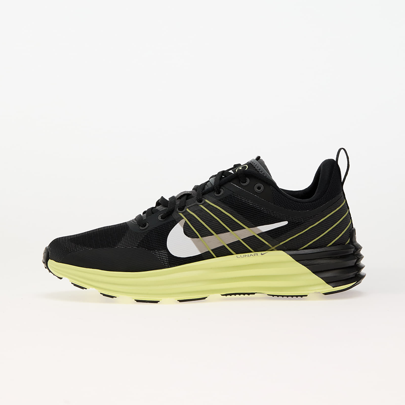 Sneakers Nike Lunar Roam Black/ White-Iron Grey-Lt Lemon Twist UK 9