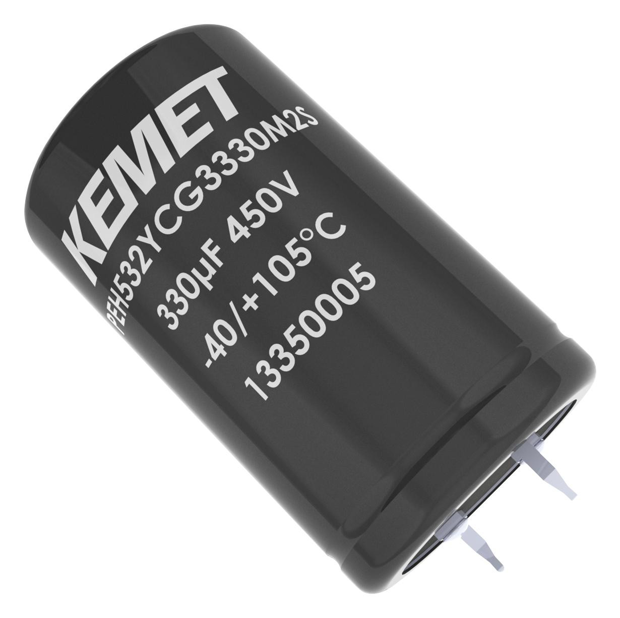 KEMET Ala8Aa221Cd500 Capacitor, Alu Elec, 220Uf, 500V, Snap-In