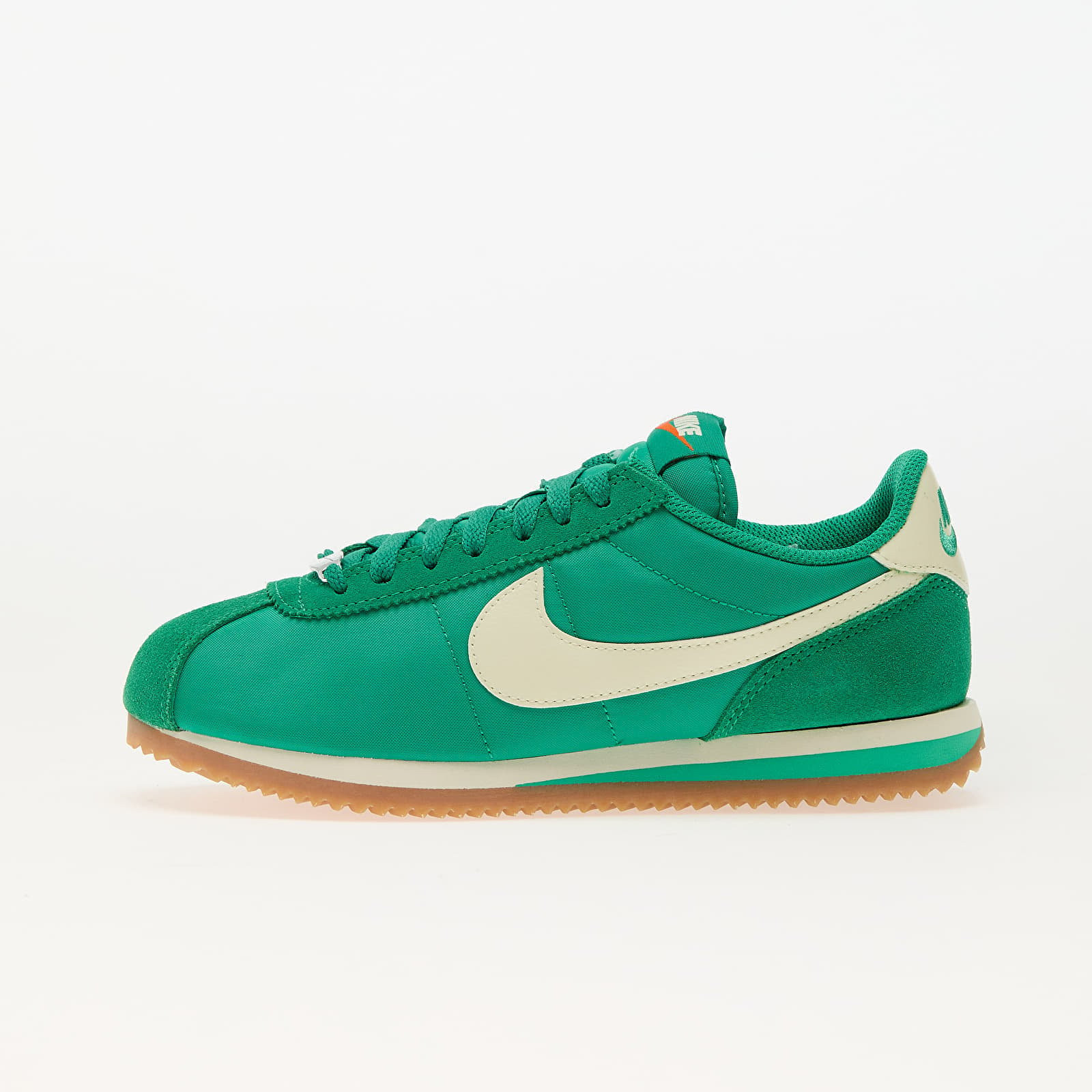 Sneakers Nike W Cortez Textile Stadium Green/ Coconut Milk-Safety Orange UK 5