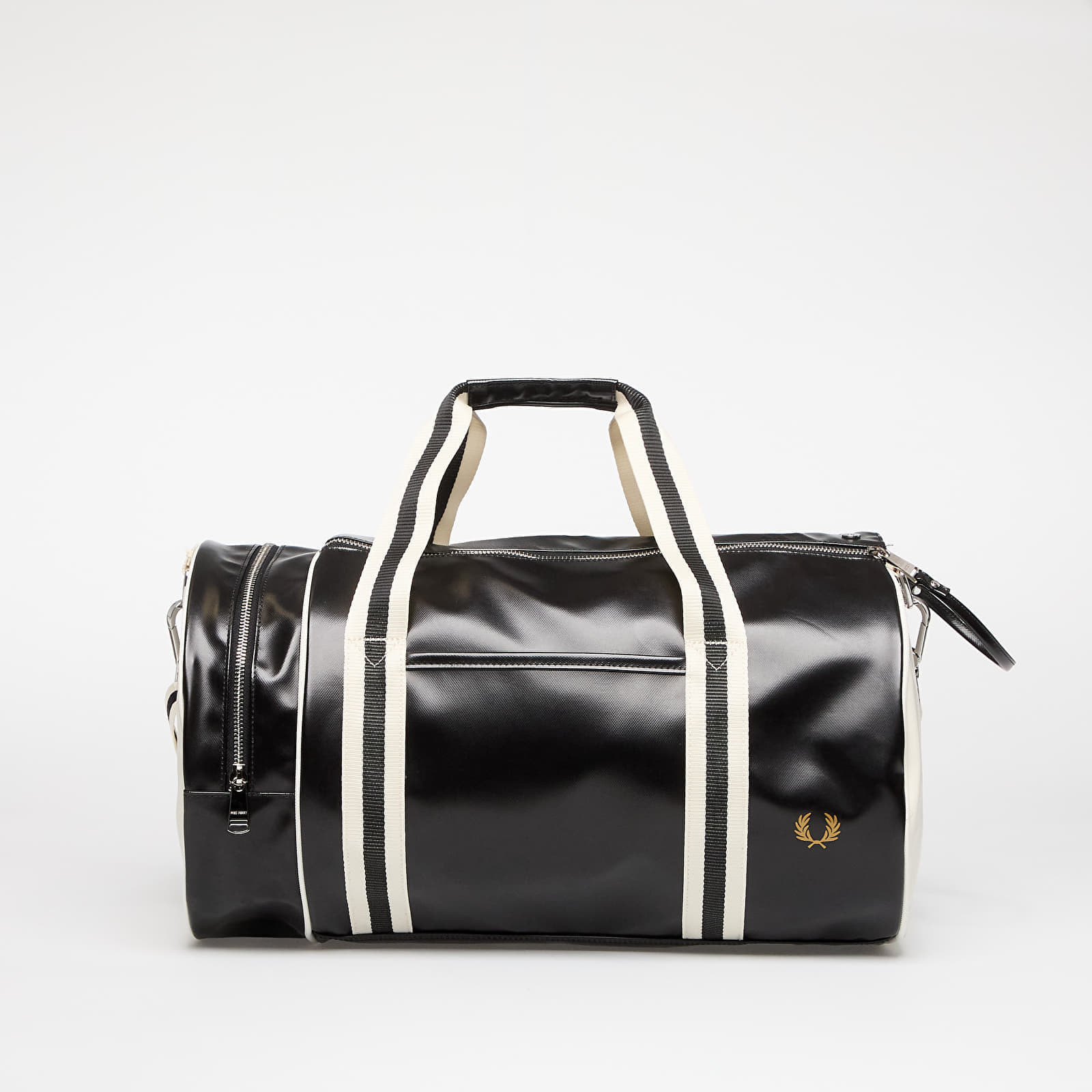 FRED PERRY Classic Barrel Bag Black/ Ecru Universal