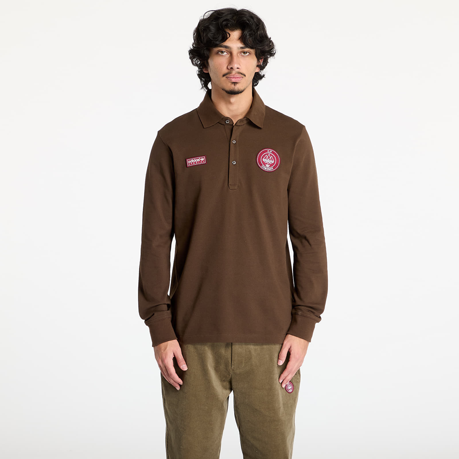 T-shirt adidas x C.P. Company Spezial Polo Shirt Brown S