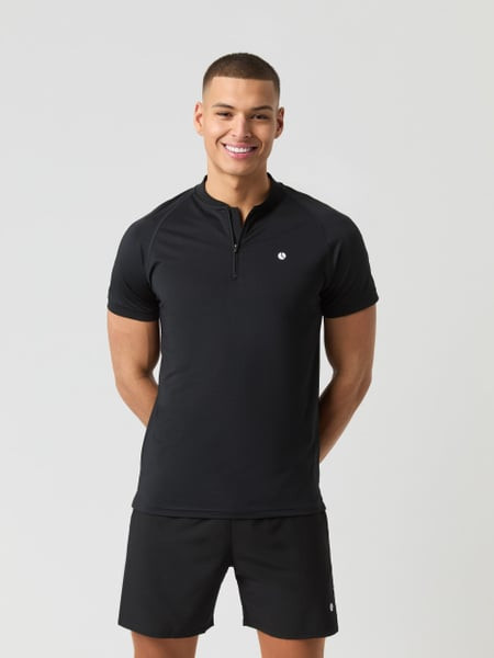 Björn Borg Ace Zip Polo Shirt Black, L