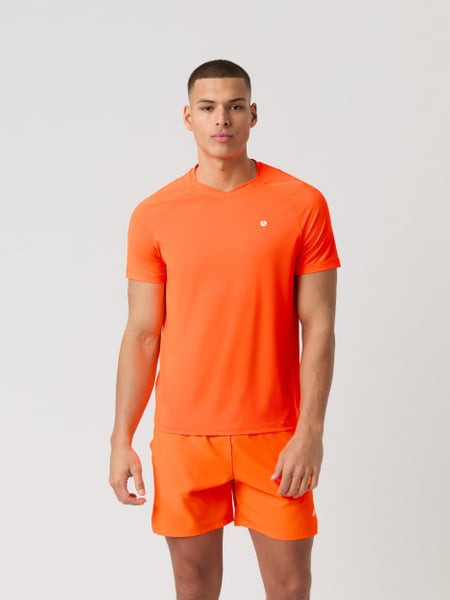 Björn Borg Ace V-neck T-shirt Orange, L