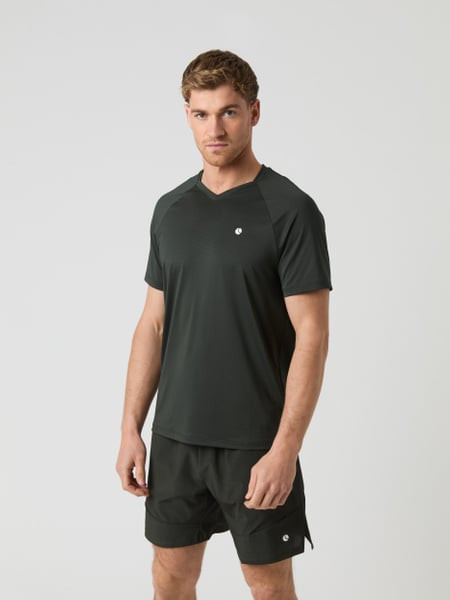 Björn Borg Ace V-neck T-shirt Green, L