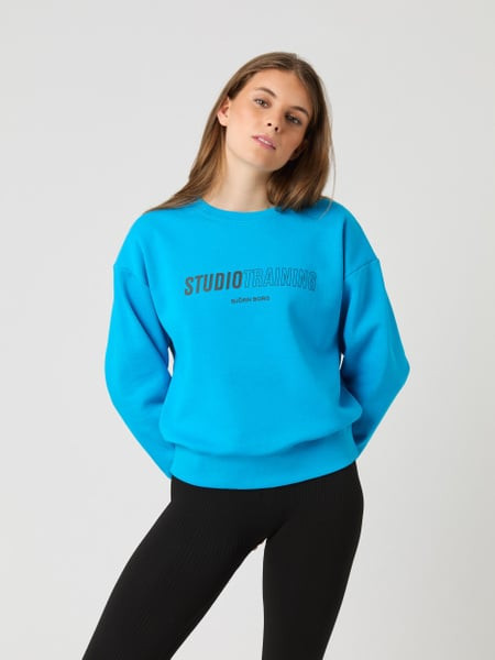 Björn Borg Borg Boyfriend Sweatshirt Blue, L