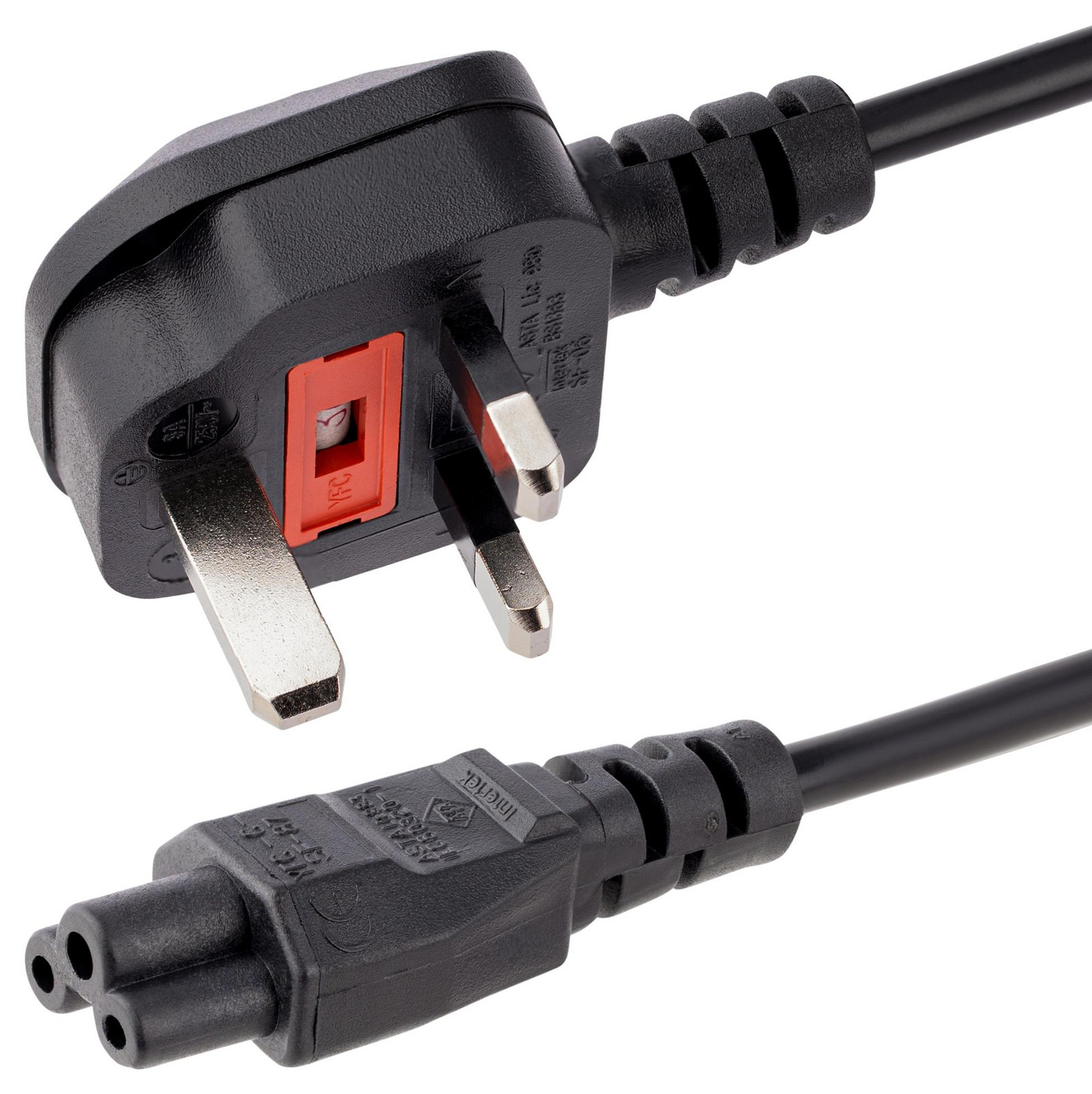 Startech Pxtnb3Suk1M Power Cord, R/a Bs 1363 Plug-Iec C5, 1M