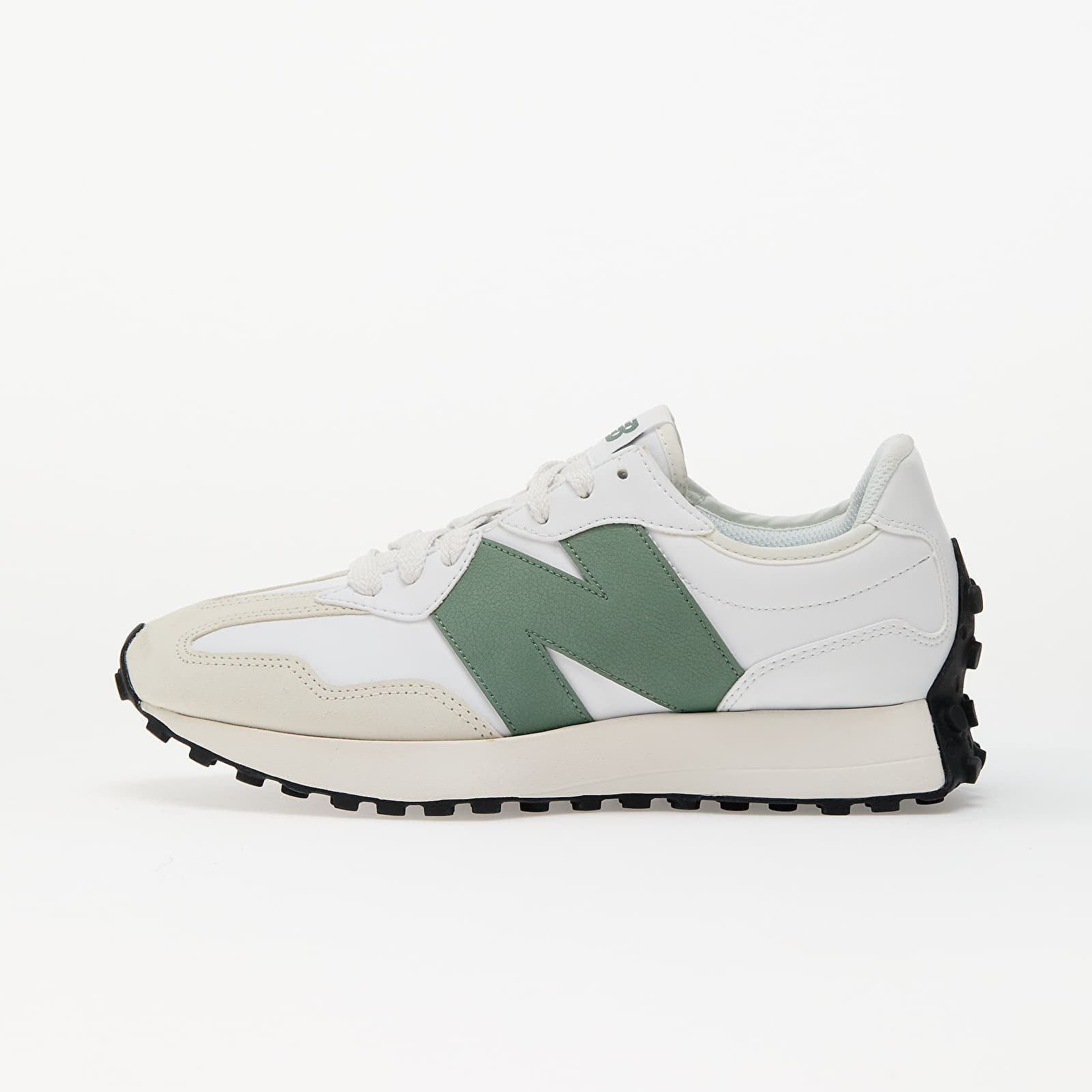 Sneakers New Balance 327 White/ Green/ Beige UK 6