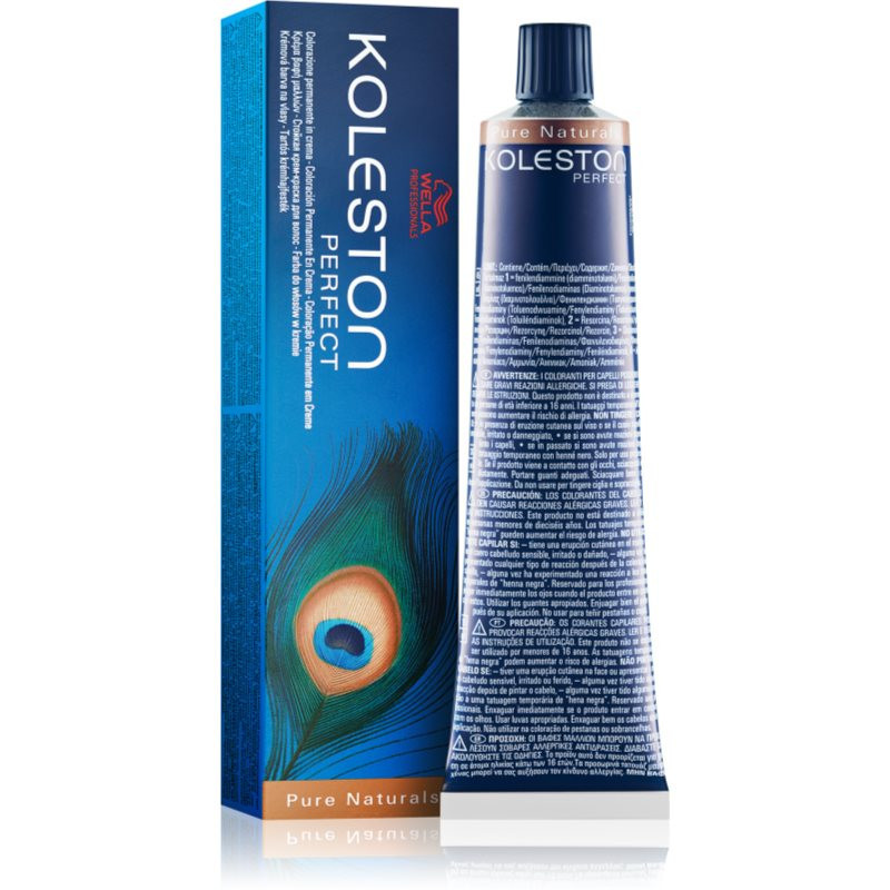 Wella Professionals Koleston Perfect Pure Naturals hair colour shade 4/07 60 ml