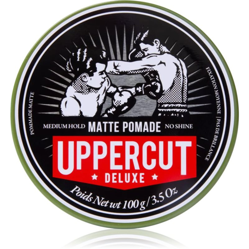 Uppercut Deluxe Matt Pomade styling paste for hair for men 100 g